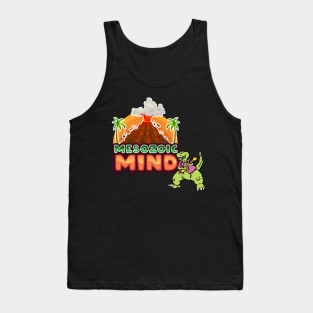 T-Rex Rocks Guitar! - Mesozoic Mind Tank Top